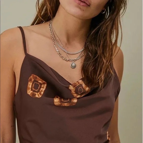 UO Mallory Cowl Slip Mini Dress (XS) - Picture 4 of 9